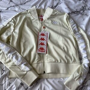 BRAND NEW!! Kappa 222 Banda Asber Cropped Zip Up Sweater